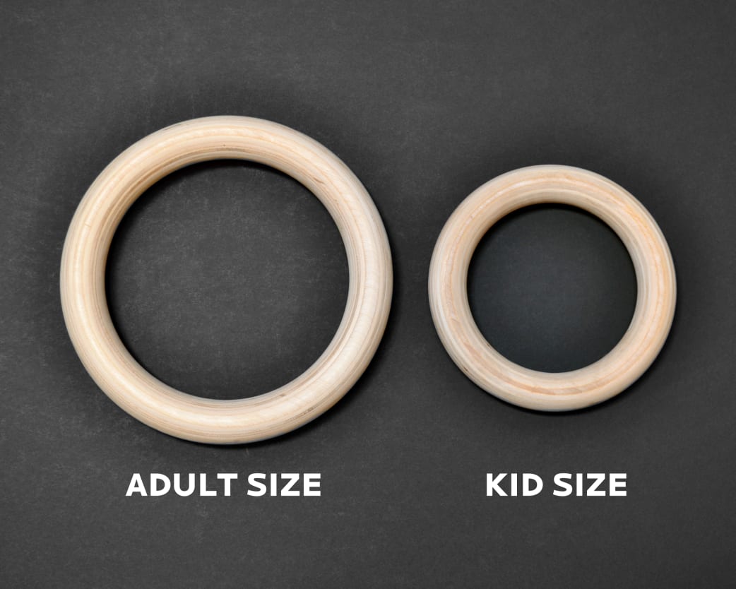 Kids Wood Gymnastic Rings 1.1